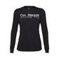 Fox Ranger DR MD Women's Long Sleeve Jersey - Women's L - Black - Image 1