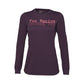Fox Ranger DR MD Women's Long Sleeve Jersey - Women's M - Dark Purple - Image 1