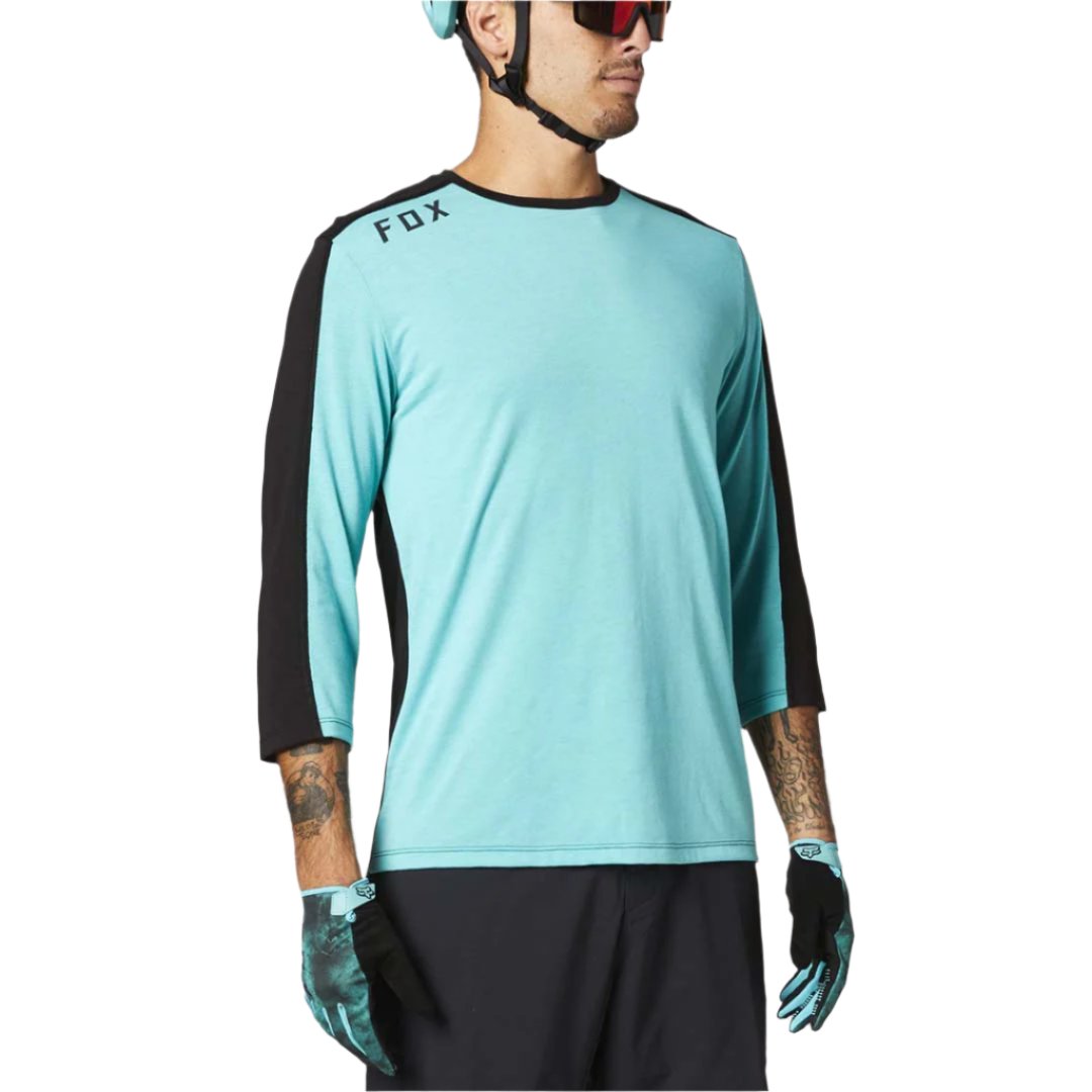 Fox Ranger Dri-Release 3-4 Sleeve Jersey - XL - Teal - 2021 - Image 1