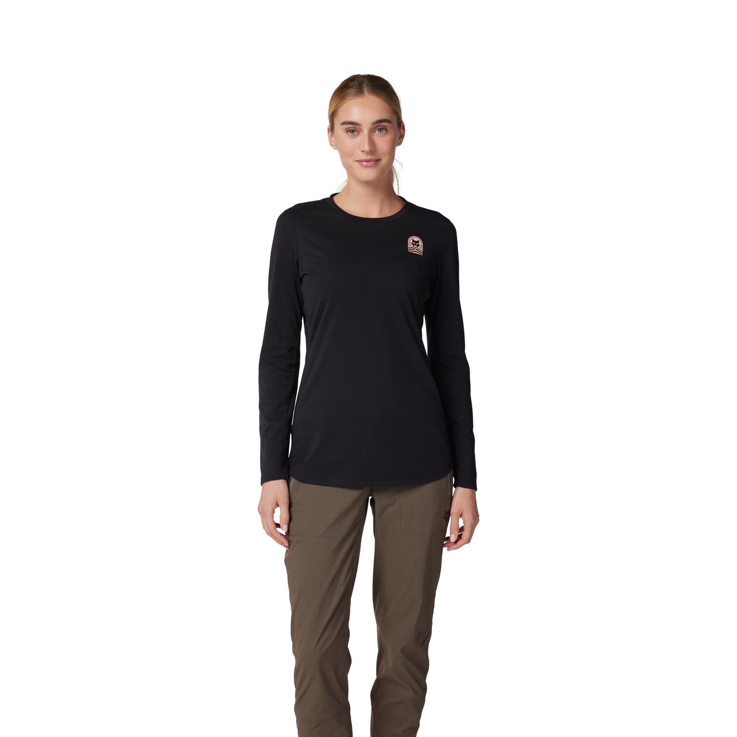 Fox Ranger Dri-Release Women's Long Sleeve Jersey - Women's M - Black - Image 1