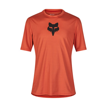 Fox Ranger Lab Head Short Sleeve Jersey - L - Atomic Orange - Image 1