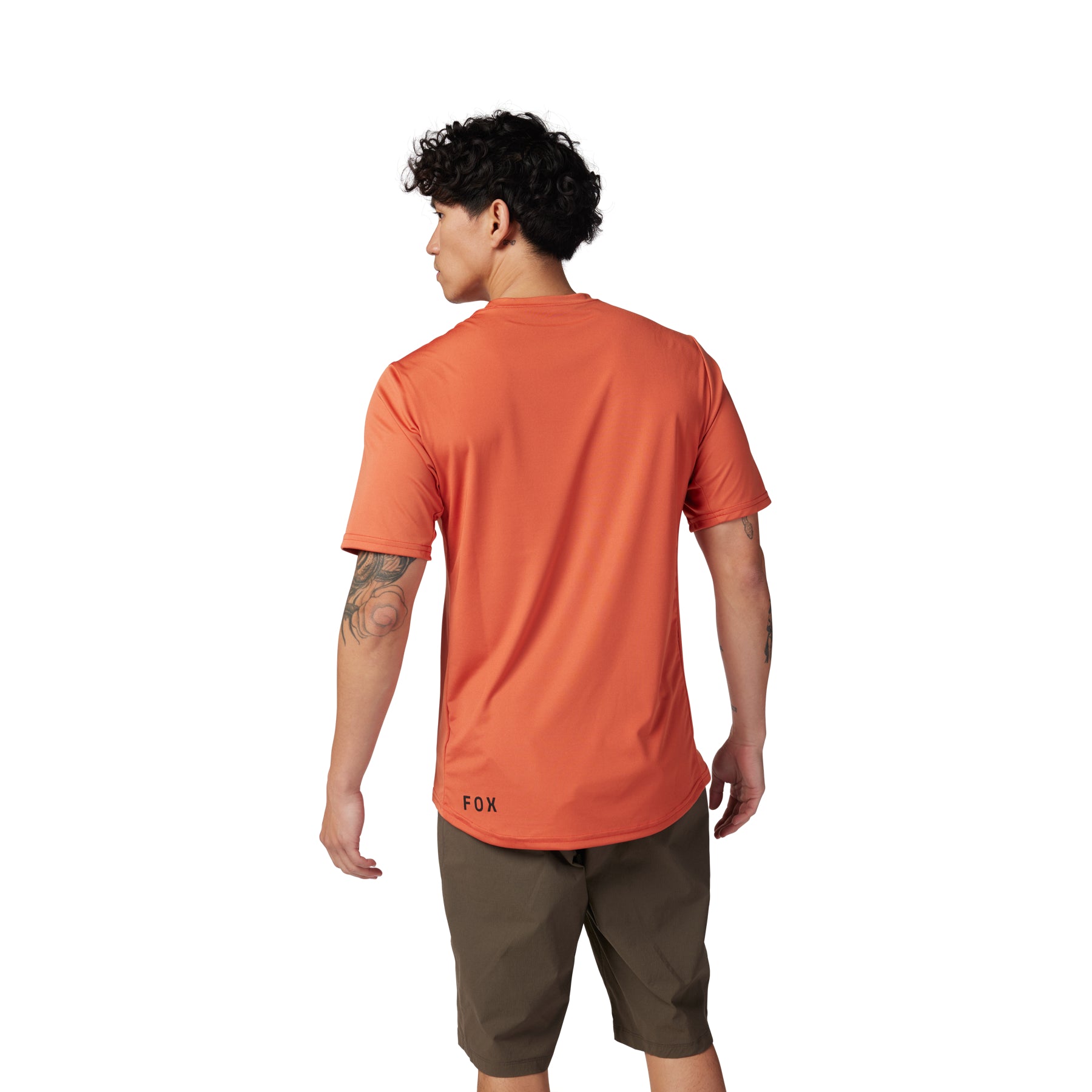 Fox Ranger Lab Head Short Sleeve Jersey - M - Atomic Orange - Image 4