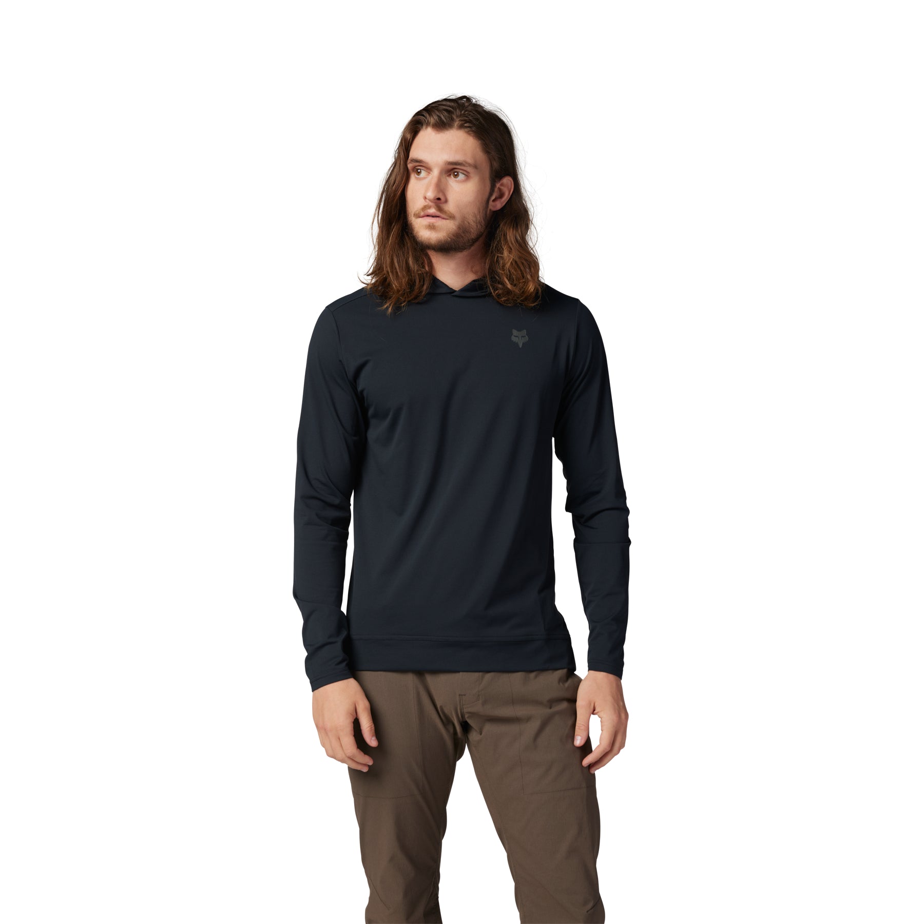 Fox Ranger Long Sleeve Sun Hoodie - S - Black - Image 3