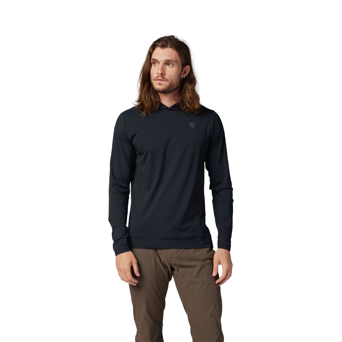 Fox Ranger Long Sleeve Sun Hoodie - XL - Black - Image 3