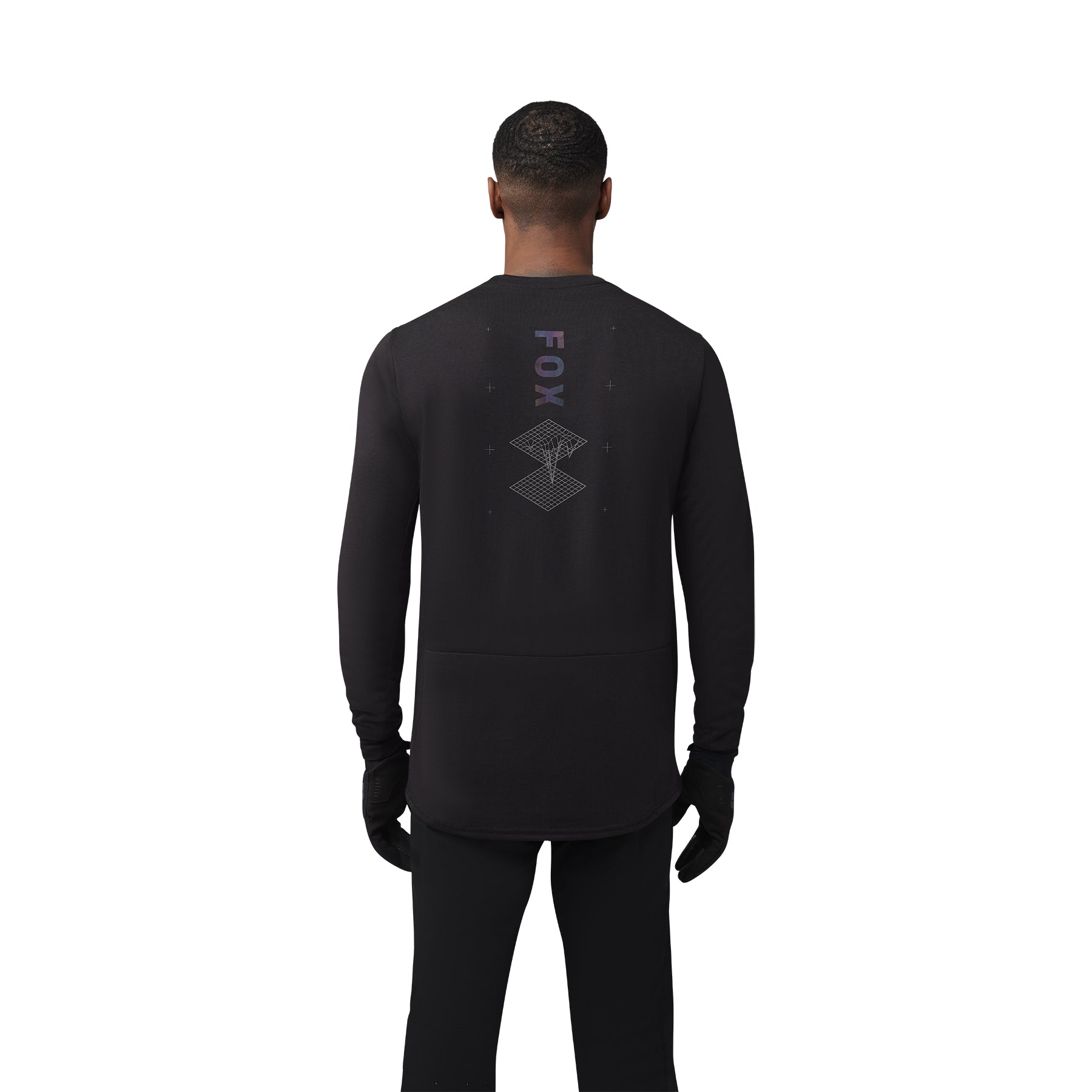 Fox Ranger Lunar DR MD Long Sleeve Jersey - L - Black - Image 4