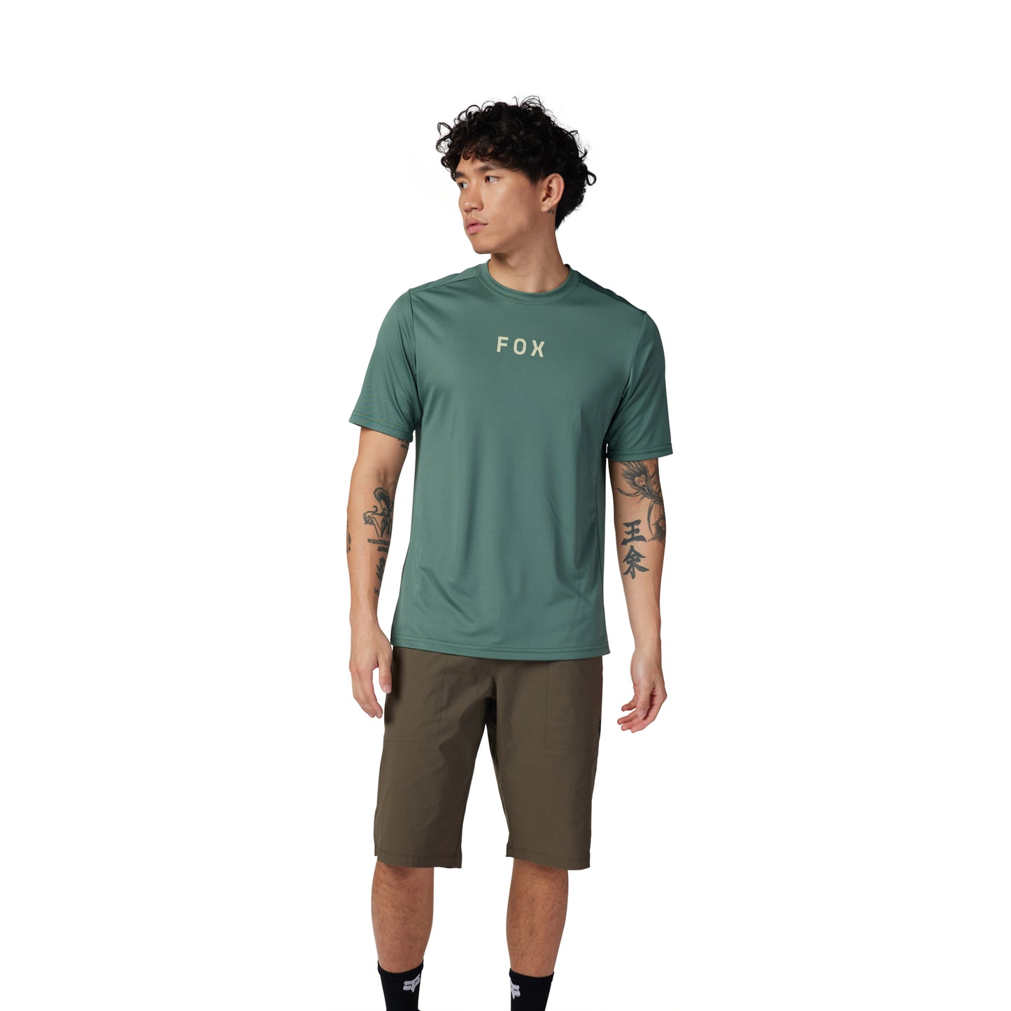 Fox Ranger Moth Short Sleeve Jersey - S - Hunter Green - Image 3