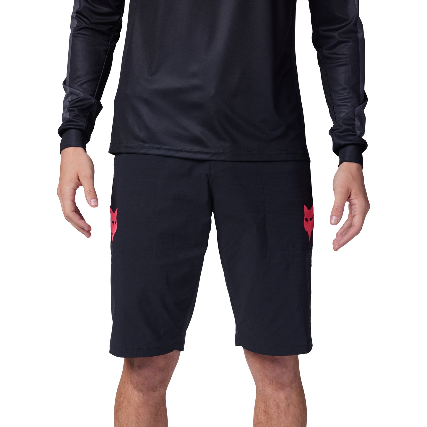 Fox Ranger Race Shorts - L-34 - Black - Pink - Image 3