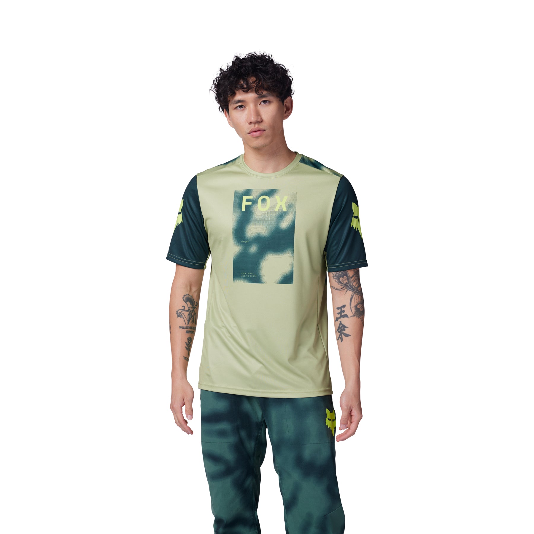 Fox Ranger Race Taunt Short Sleeve Jersey - M - Pale Green - Image 3