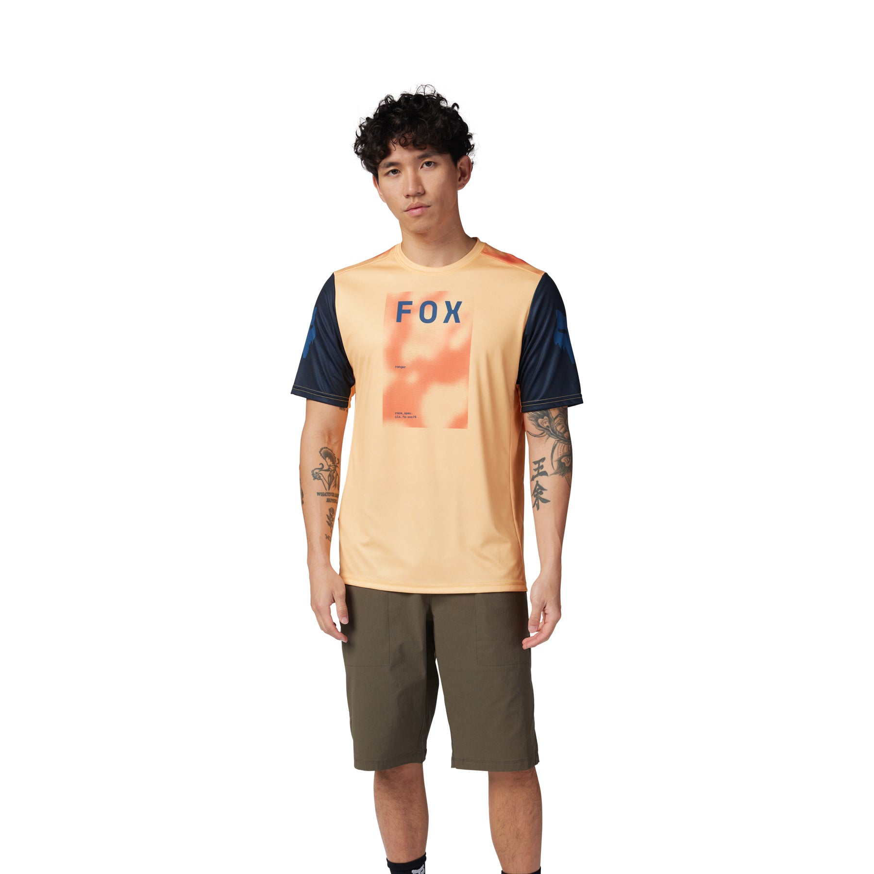 Fox Ranger Race Taunt Short Sleeve Jersey - XL - Orange Sherbert - Image 3