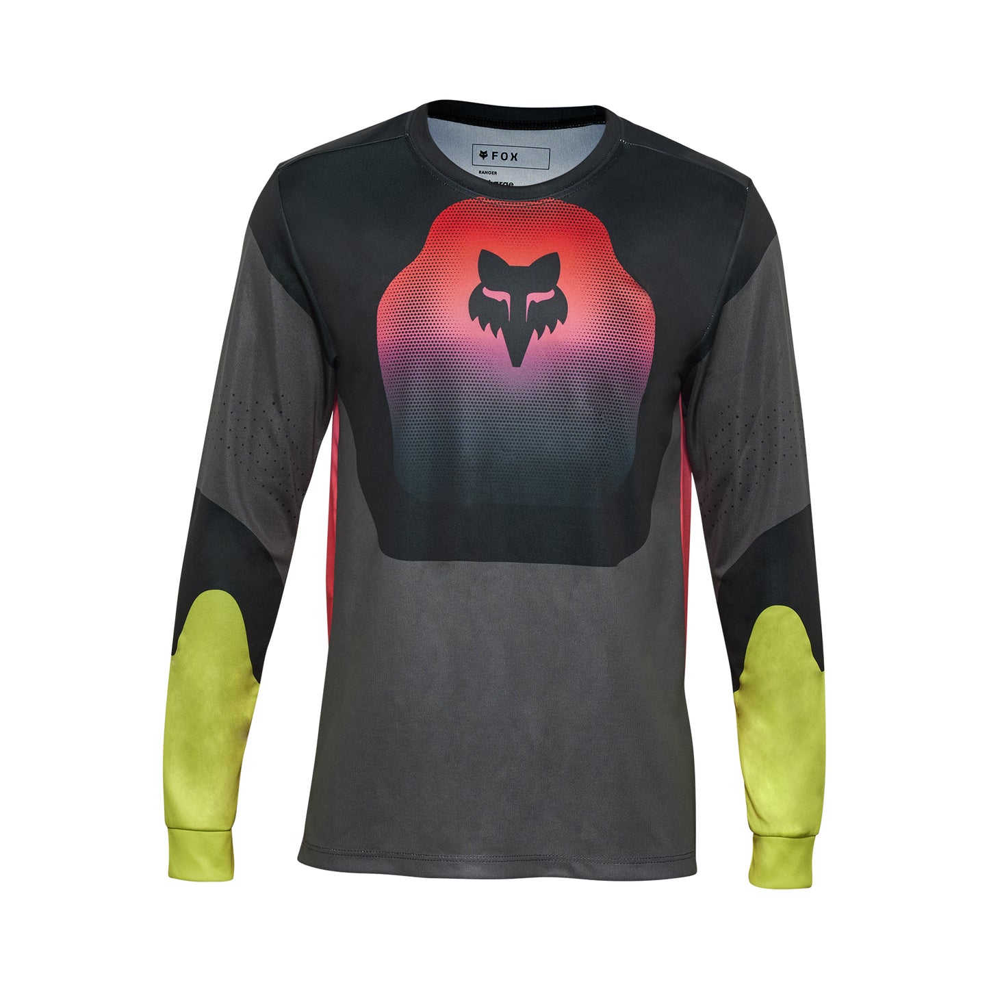 Fox Ranger Revise Youth Long Sleeve Jersey - Youth L - Black - Pink - Image 1