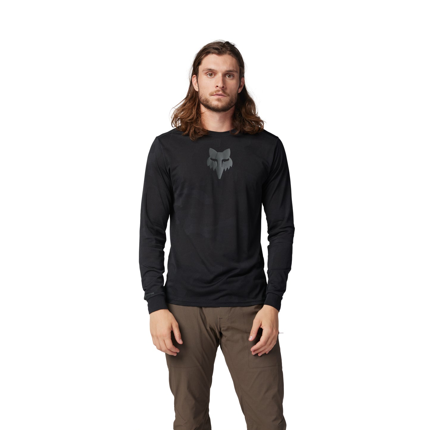 Fox Ranger Tru Dri Long Sleeve Jersey - L - Black - Image 3