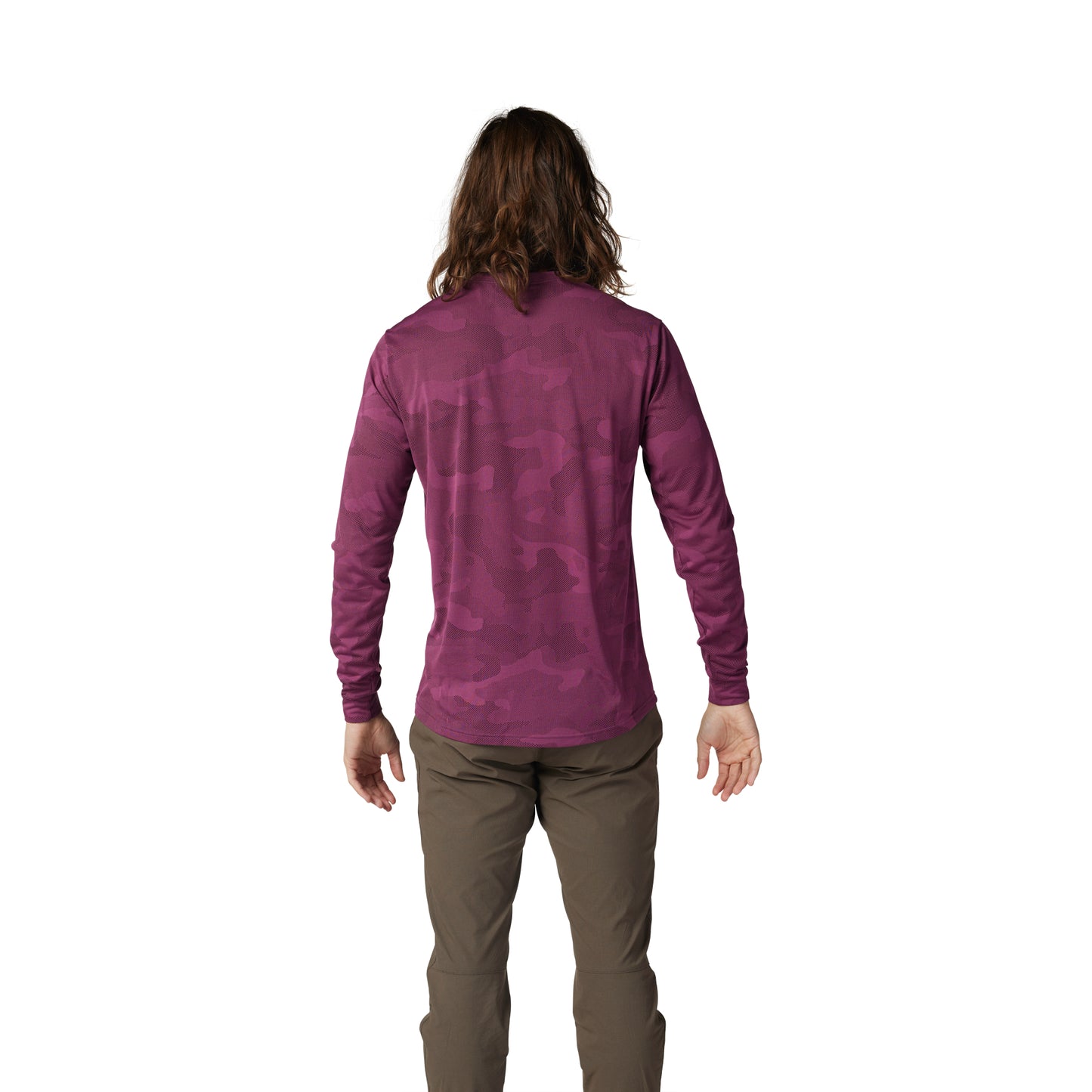Fox Ranger Tru Dri Long Sleeve Jersey - XL - Sangria - Image 4
