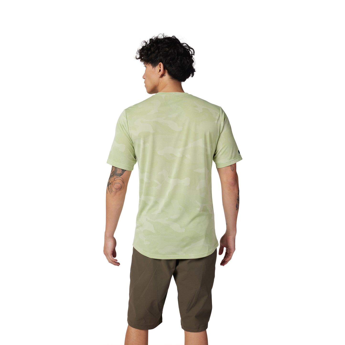 Fox Ranger Tru Dri Short Sleeve Jersey - L - Cactus - Image 4