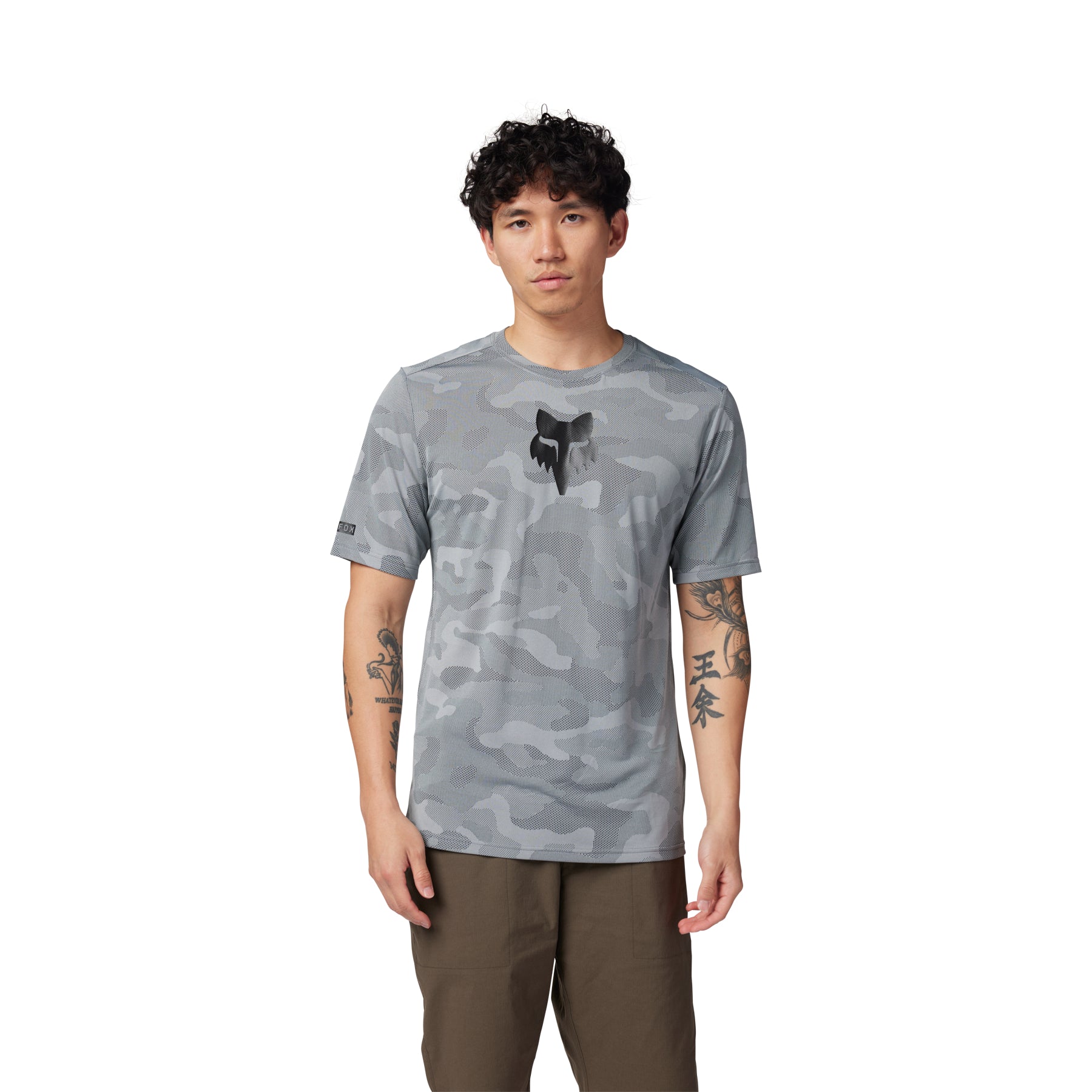 Fox Ranger Tru Dri Short Sleeve Jersey - L - Cool Grey - Image 3