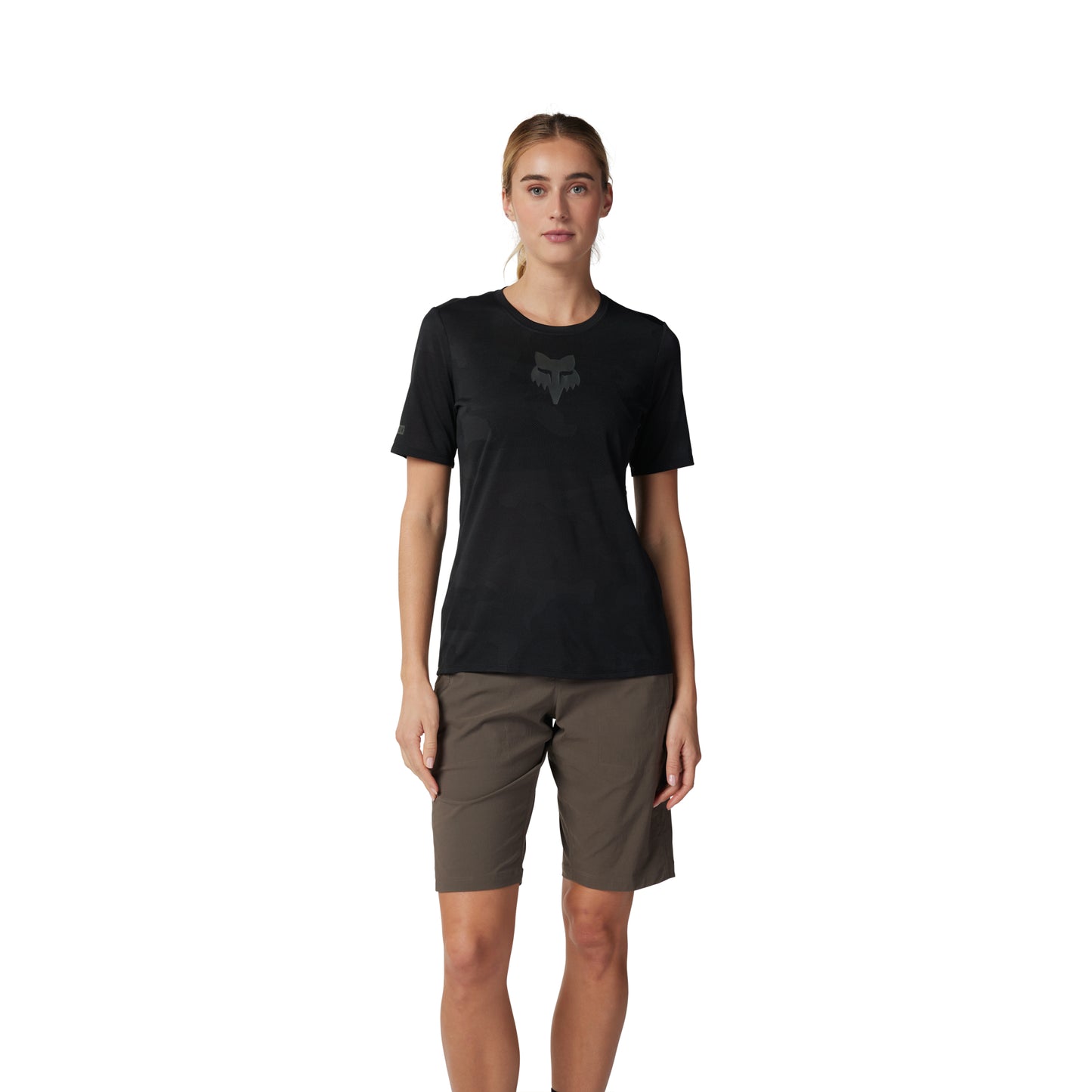Fox Ranger Tru-Dri Women's Short Sleeve Jersey - Women's XS - Black - Image 1
