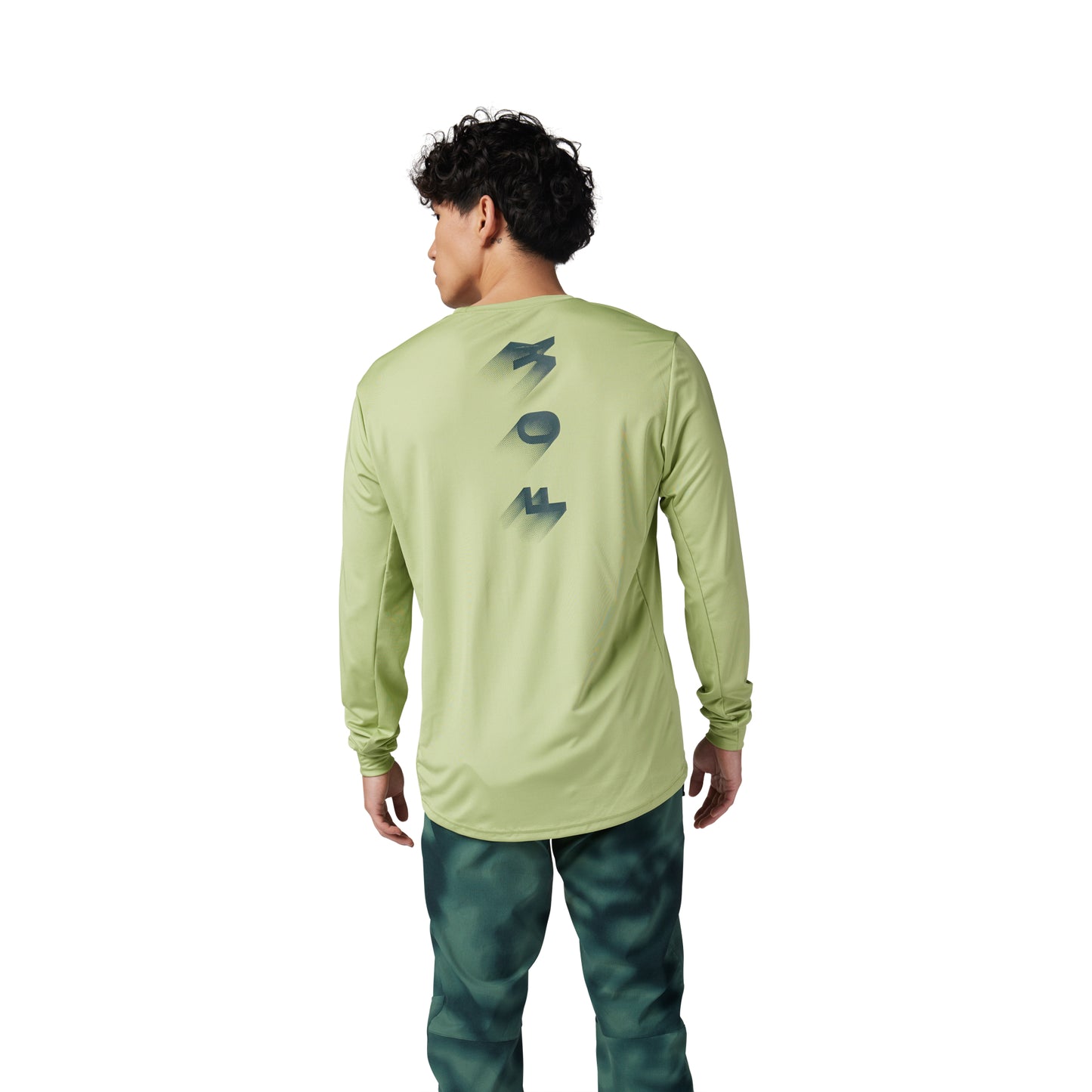 Fox Ranger Wayfaring Long Sleeve Jersey - XL - Pale Green - Image 4