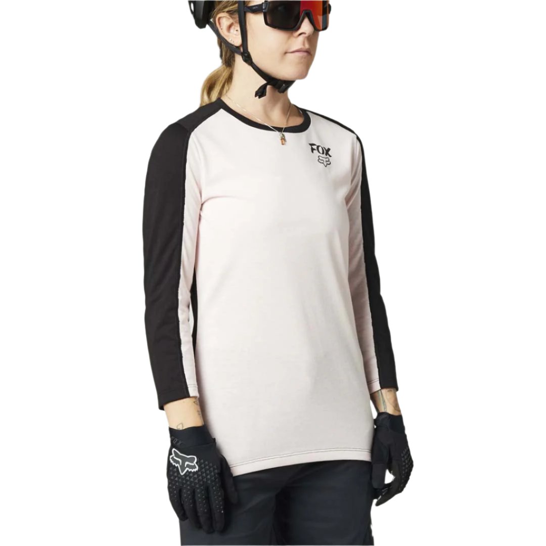 Fox Ranger Women's Dri-Release 3-4 Sleeve Jersey - Women's XL - Pale Pink - Image 1