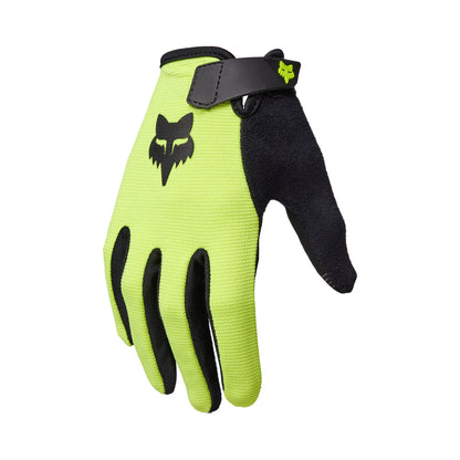 Fox Ranger Youth Gloves - Youth L - Flo Yellow - Image 1