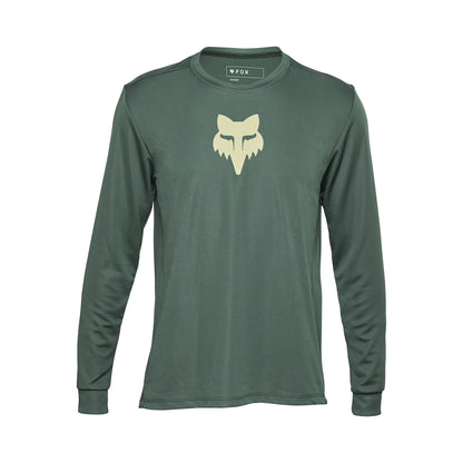 Fox Ranger Youth Long Sleeve Jersey - Youth M - Hunter Green - Image 1