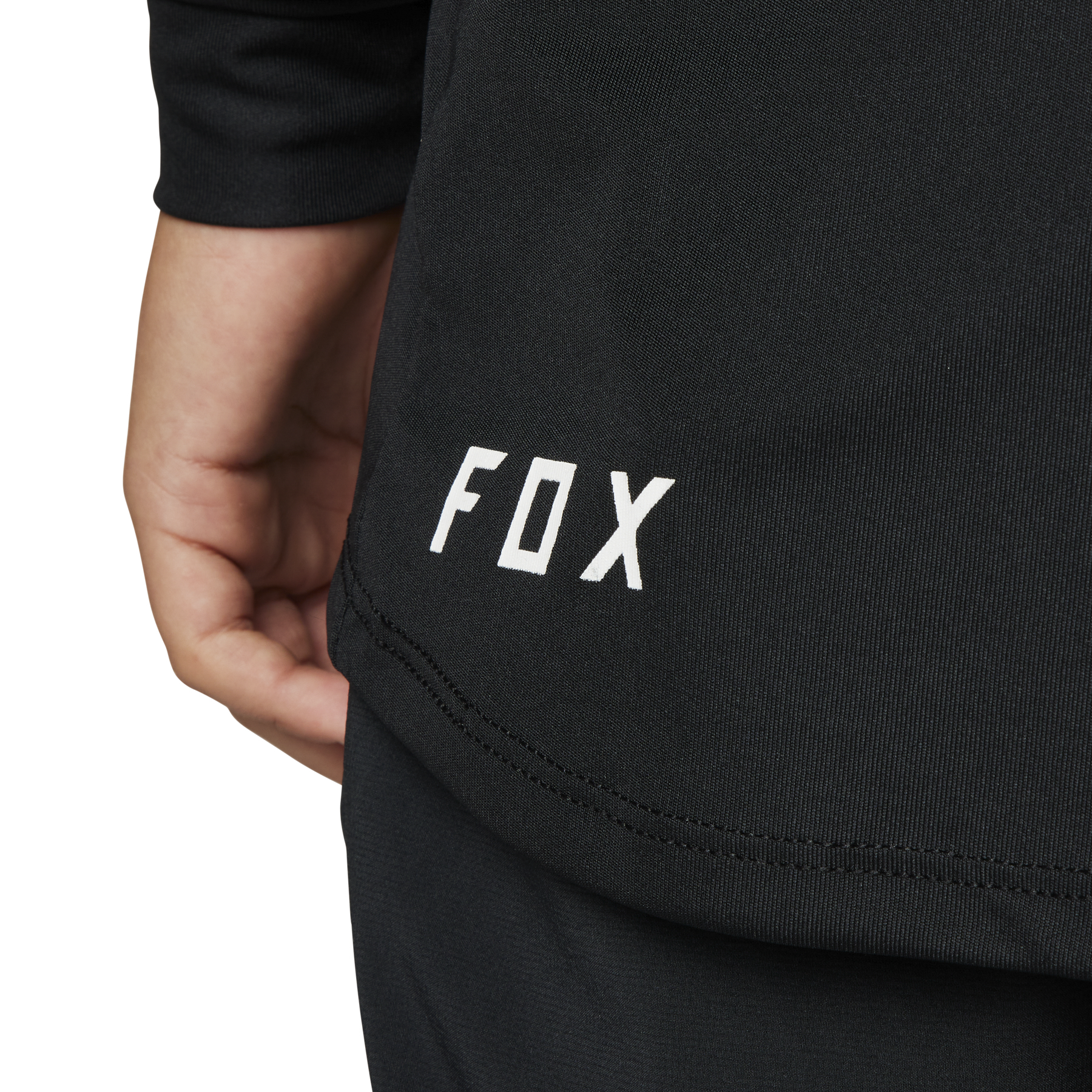 Fox Ranger Youth Long Sleeve Jersey - Youth S - Black - Image 5
