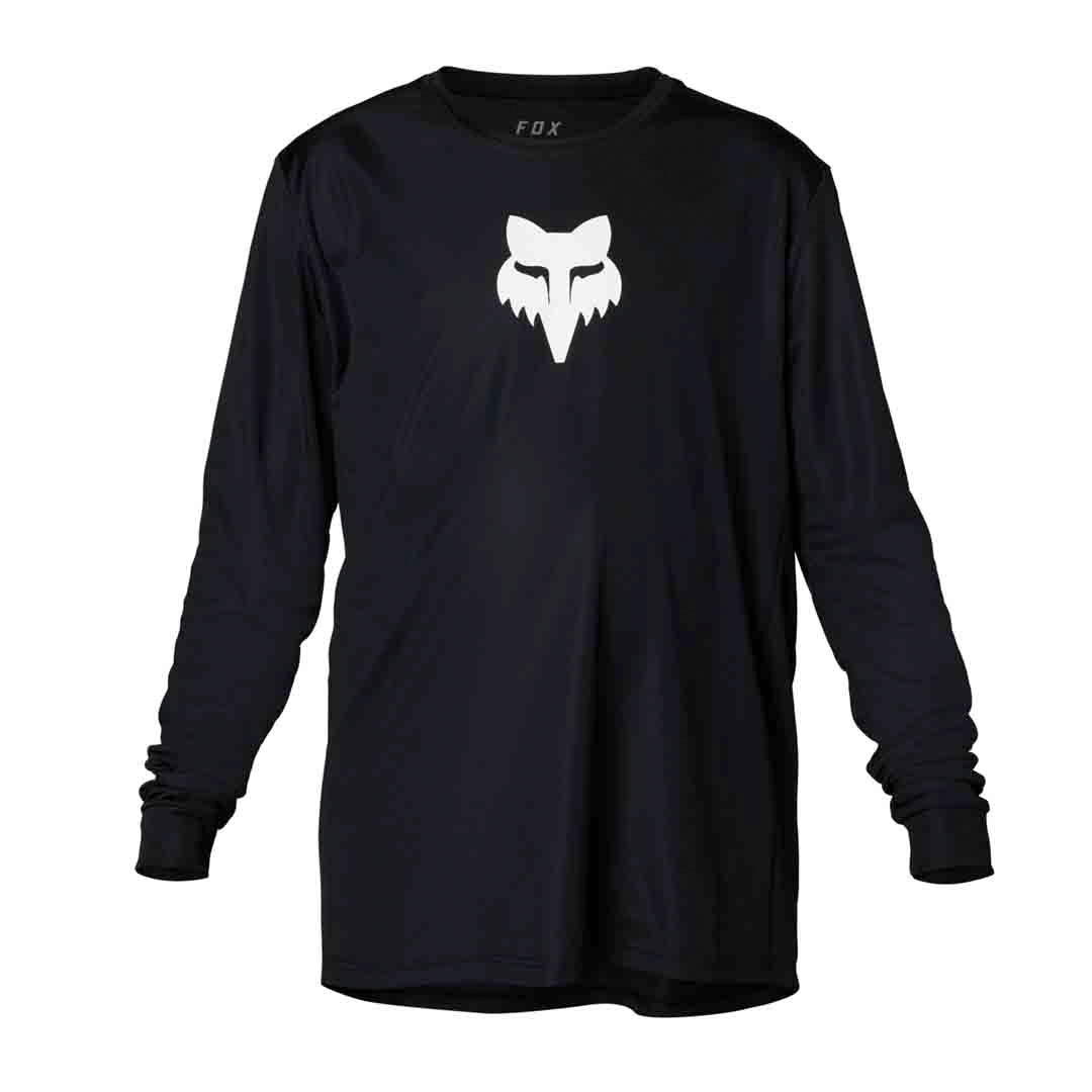 Fox Ranger Youth Long Sleeve Jersey - Youth XL - Black - Foxhead - Image 1