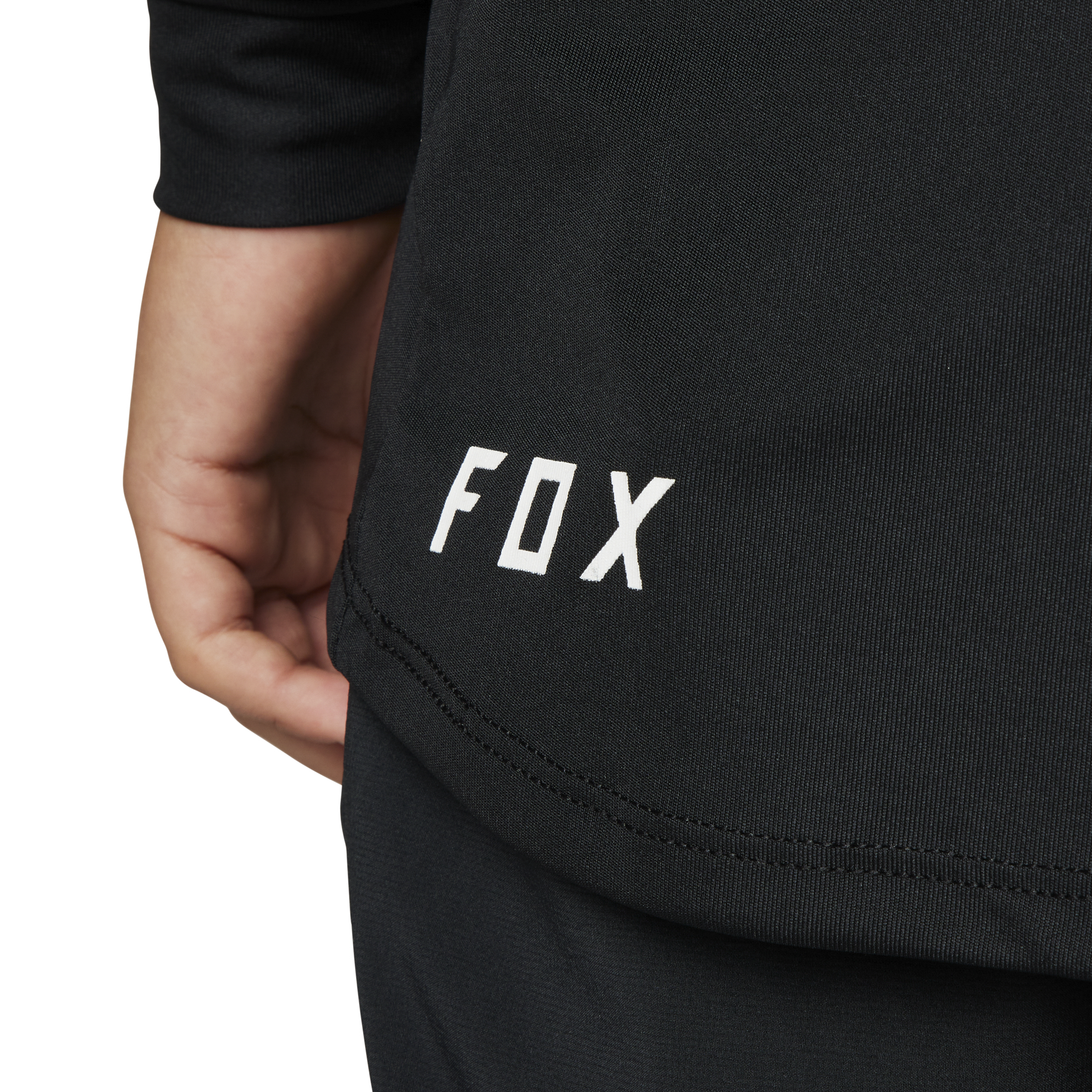 Fox Ranger Youth Long Sleeve Jersey - Youth XL - Black - Foxhead - Image 5