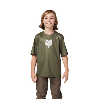 Fox Ranger Youth Short Sleeve Jersey - Youth XL - Olive Green - Image 1