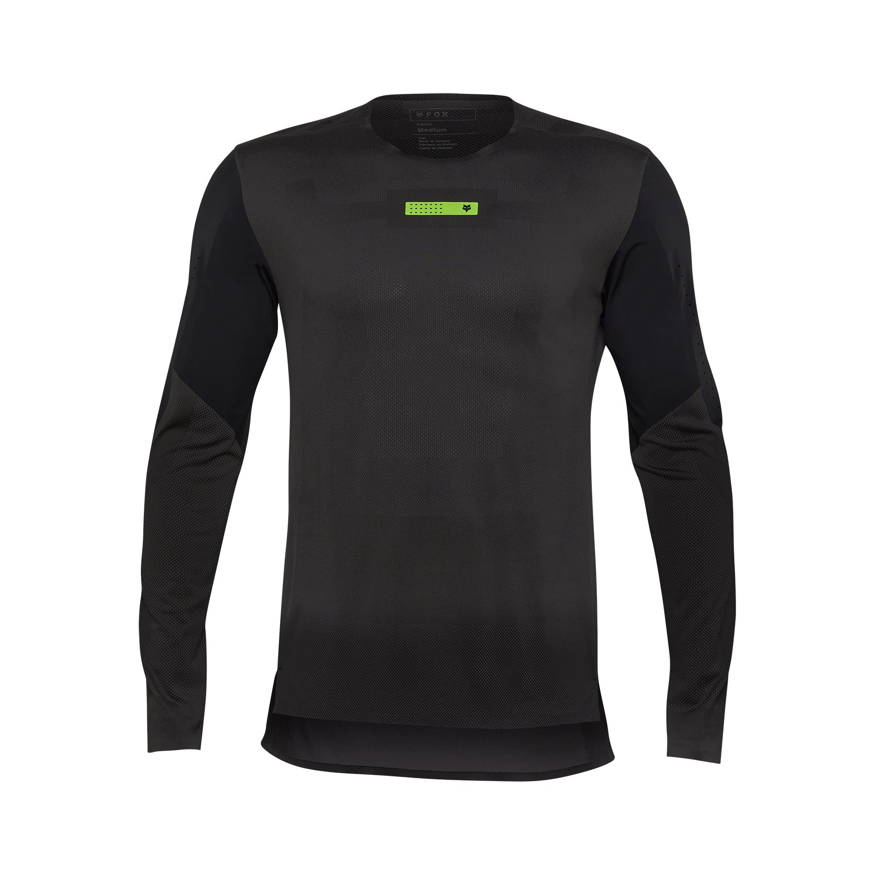 Fox Rawtec Long Sleeve Jersey - M - Black - Image 1