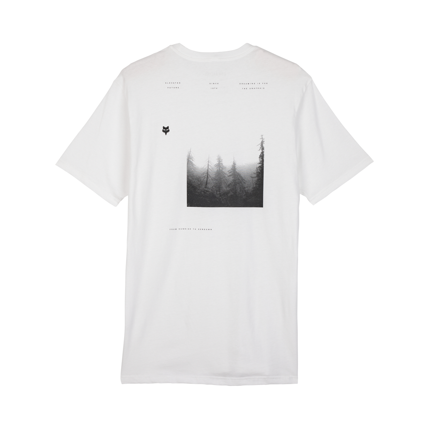 Fox Sipping Premium Short Sleeve Tee - L - Optic White - Image 2