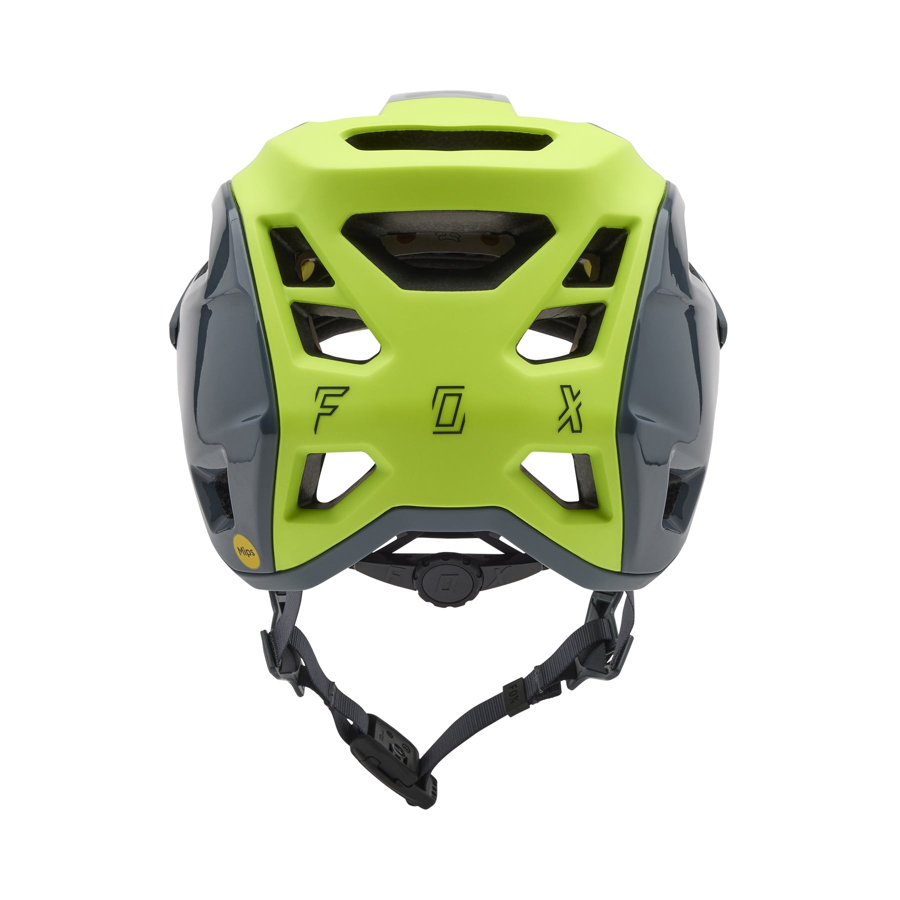 Fox Speedframe Pro Helmet - L - Klif Flo Yellow - Image 4