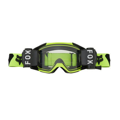 Fox Vue Roll Off Goggles - One Size Fits Most - Black - Yellow - Clear Lens - Image 1