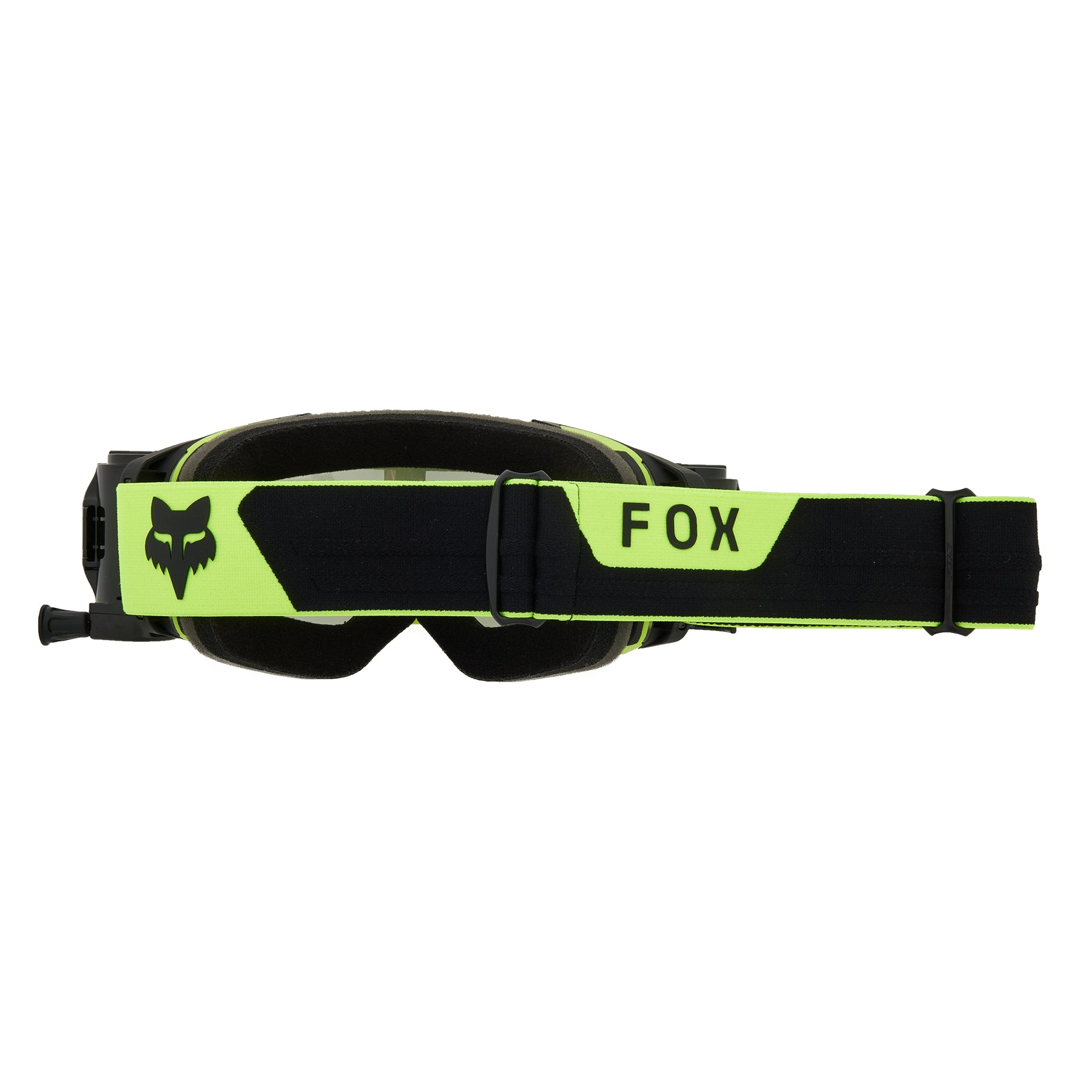 Fox Vue Roll Off Goggles - One Size Fits Most - Black - Yellow - Clear Lens - Image 2