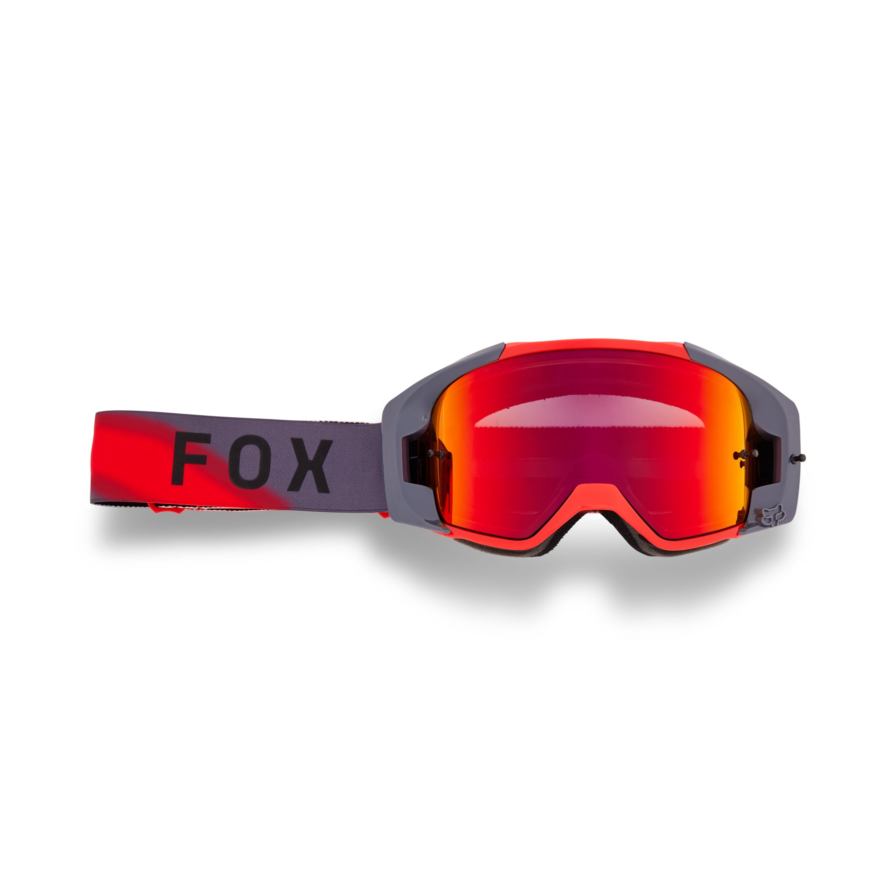 Fox Vue Volatile Goggles - One Size Fits Most - Flo Red - Spark Mirror Red Lens - Image 1