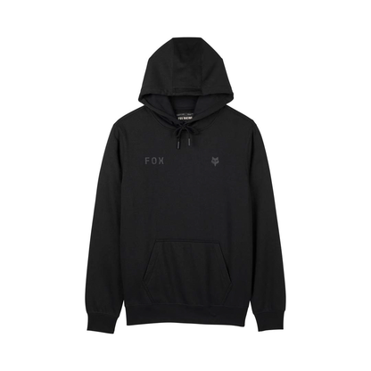Fox Wordmark Fleece Pullover Hoodie - M - Black - Image 1