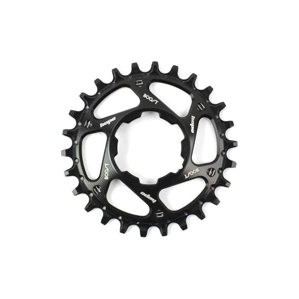 Hope Spiderless Retainer Chainring - Direct Mount - Shimano - 51-53mm Chainline - Round - 32T - 9-12 Speed - Alloy