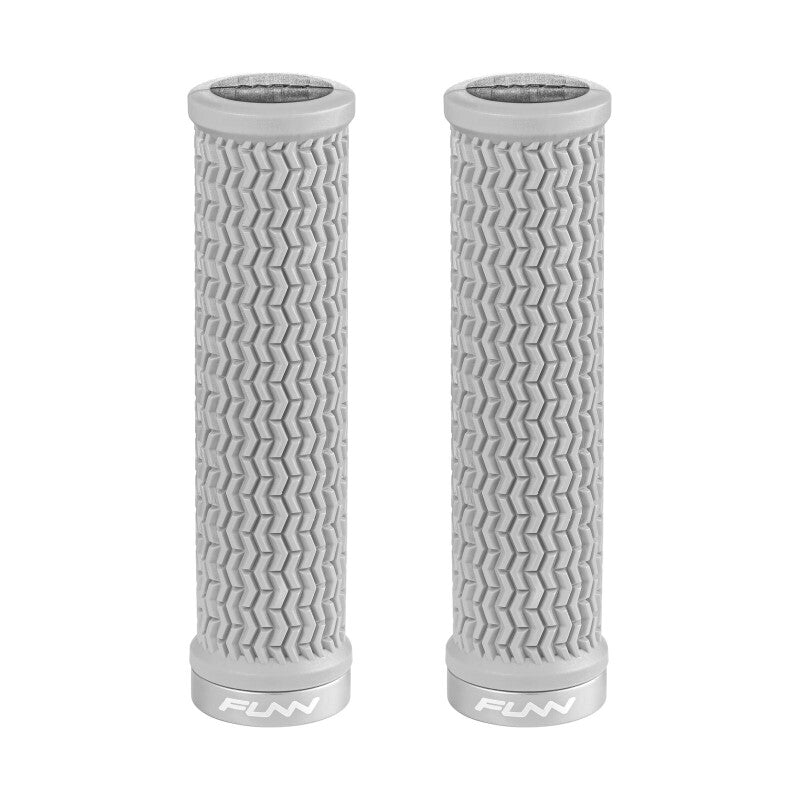 FUNN Holeshot Lock On Grips - Grey - Single Lock On Grips