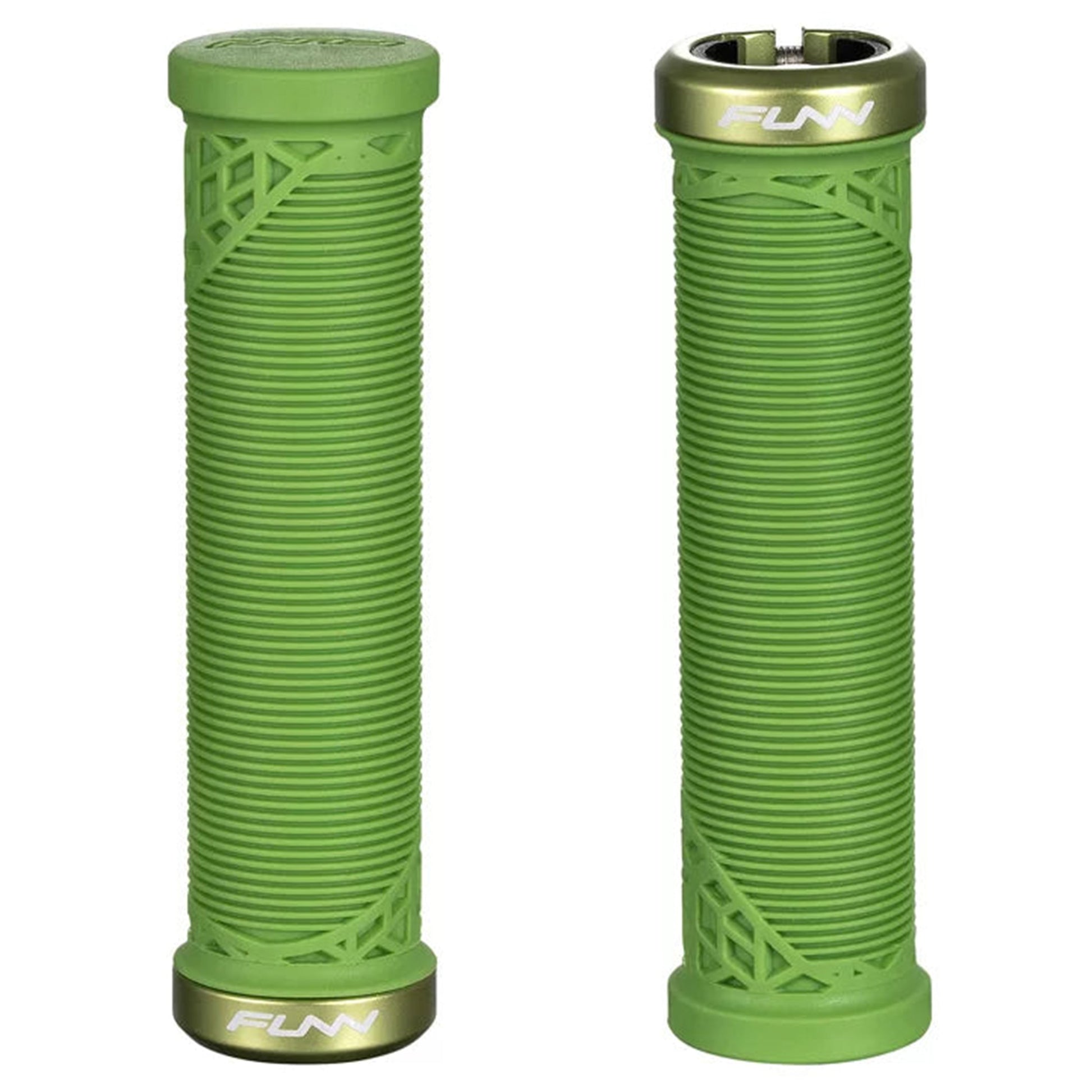 Funn Hilt JR 19mm Lock On Grip - Green - Single Lock On Grips - Image 1
