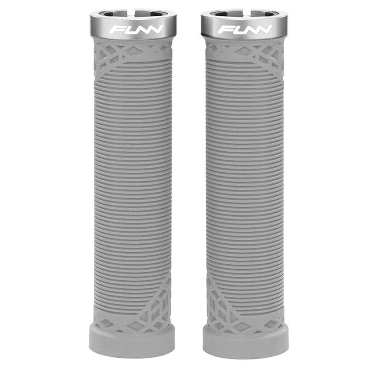 FUNN Hilt Lock On Grips - Grey - Single Lock On Grips - Image 1