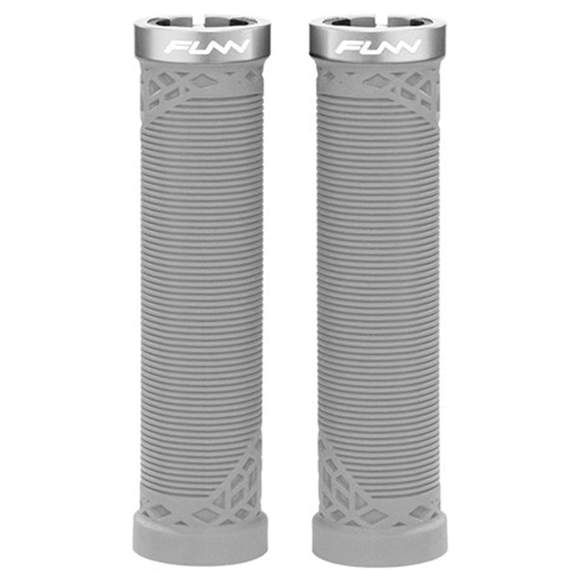 FUNN Hilt Lock-On Grips - Grey - Single Lock On Grips - 30mm - Image 1