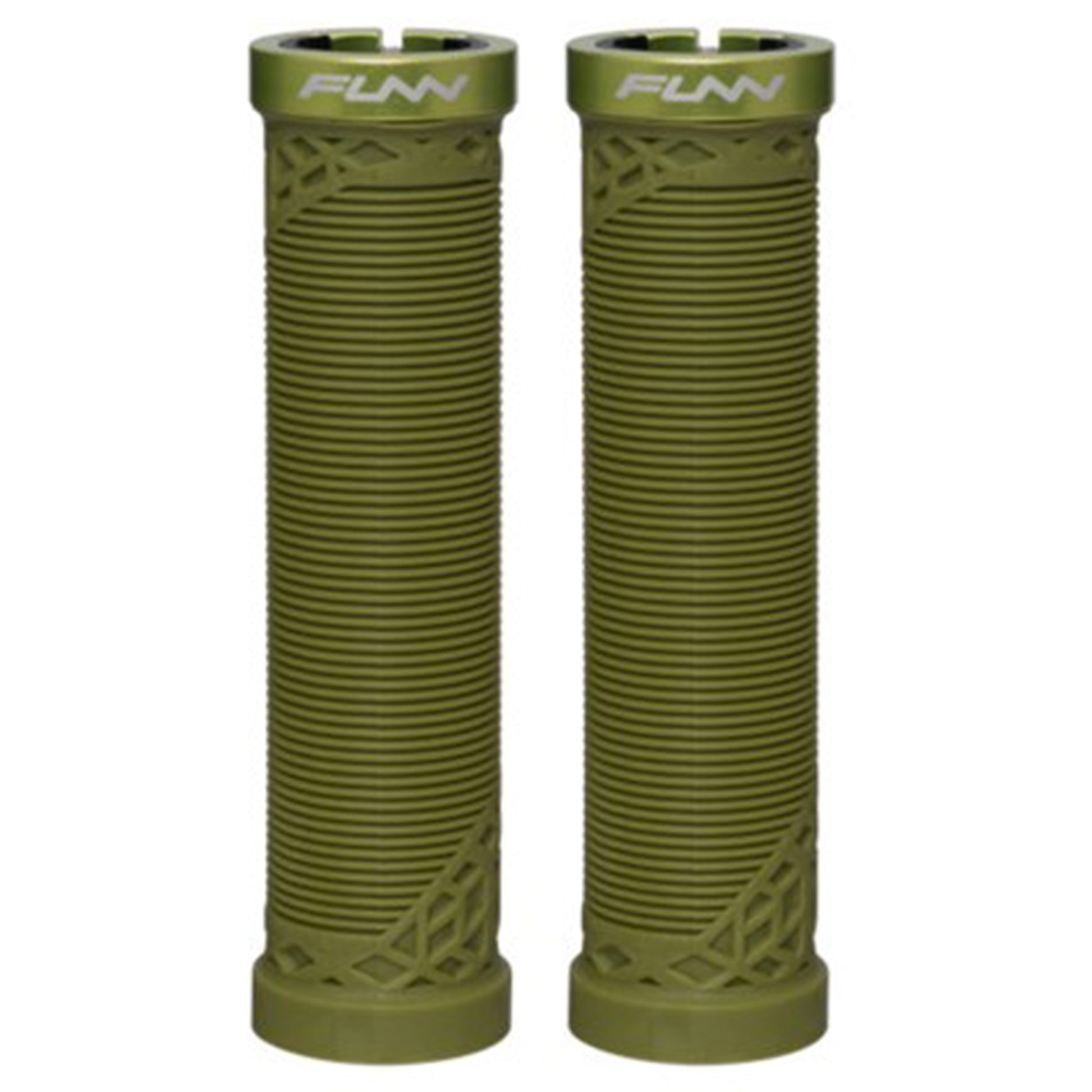 FUNN Hilt Lock-On Grips - Olive Green - Single Lock On Grips - 30mm - Image 1