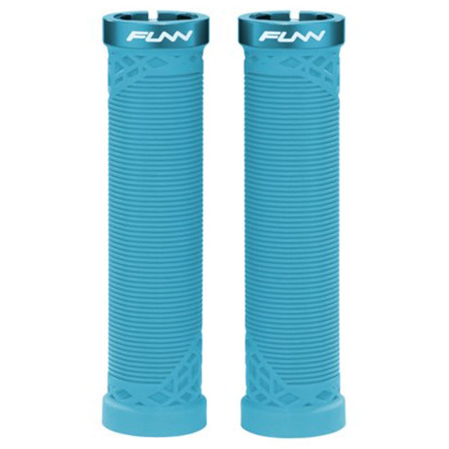 FUNN Hilt Lock-On Grips - Turquoise - Single Lock On Grips - 30mm - Image 1