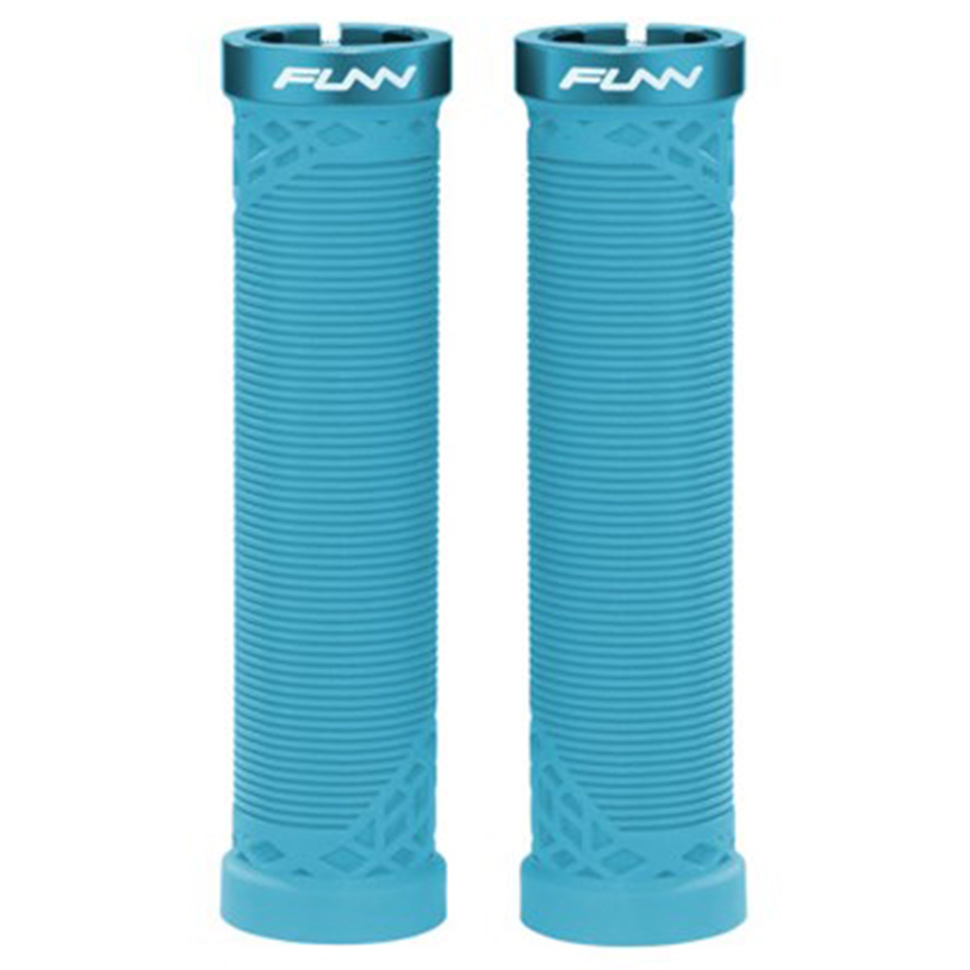 FUNN Hilt Lock-On Grips - Turquoise - Single Lock On Grips - 30mm - Image 1