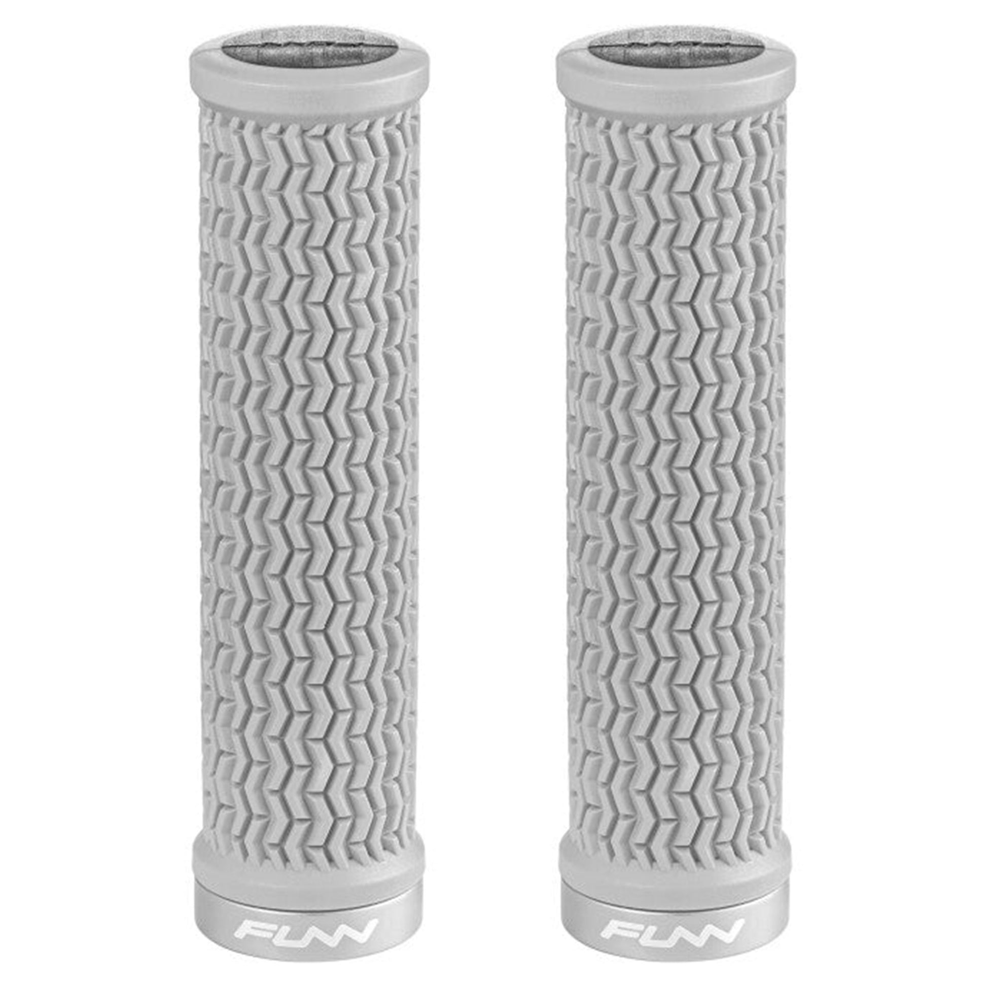 FUNN Holeshot Lock On Grips - Grey - Single Lock On Grips - Image 1