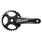 FUNN Ridge Crankset - 68-73mm and BB86-92 - 24mm - Four Bolt - 104 BCD - 170mm - Black - 36T - 6mm Non Boost - Image 1