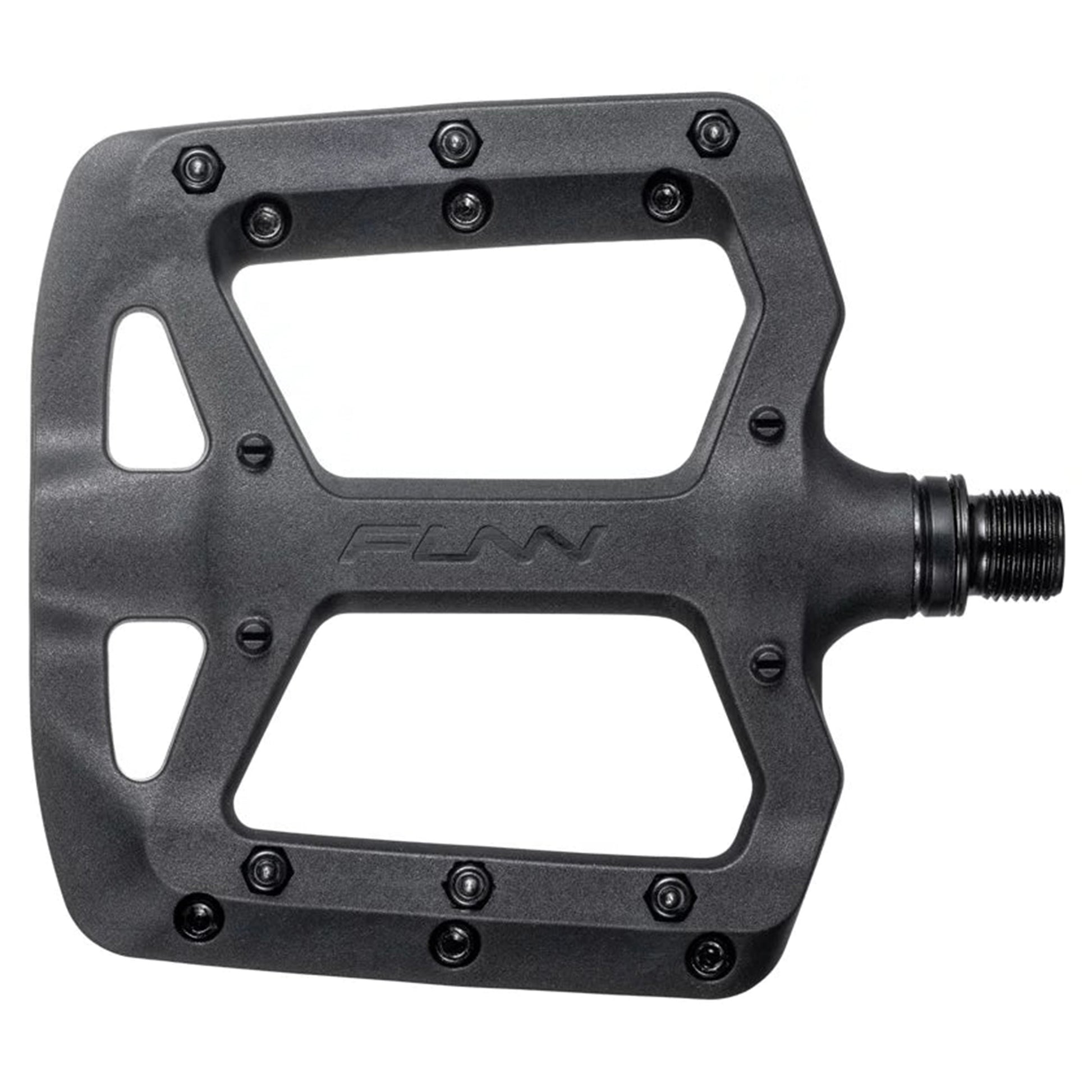 FUNN Taipan Flat Composite Pedals - Standard - Black - Image 1