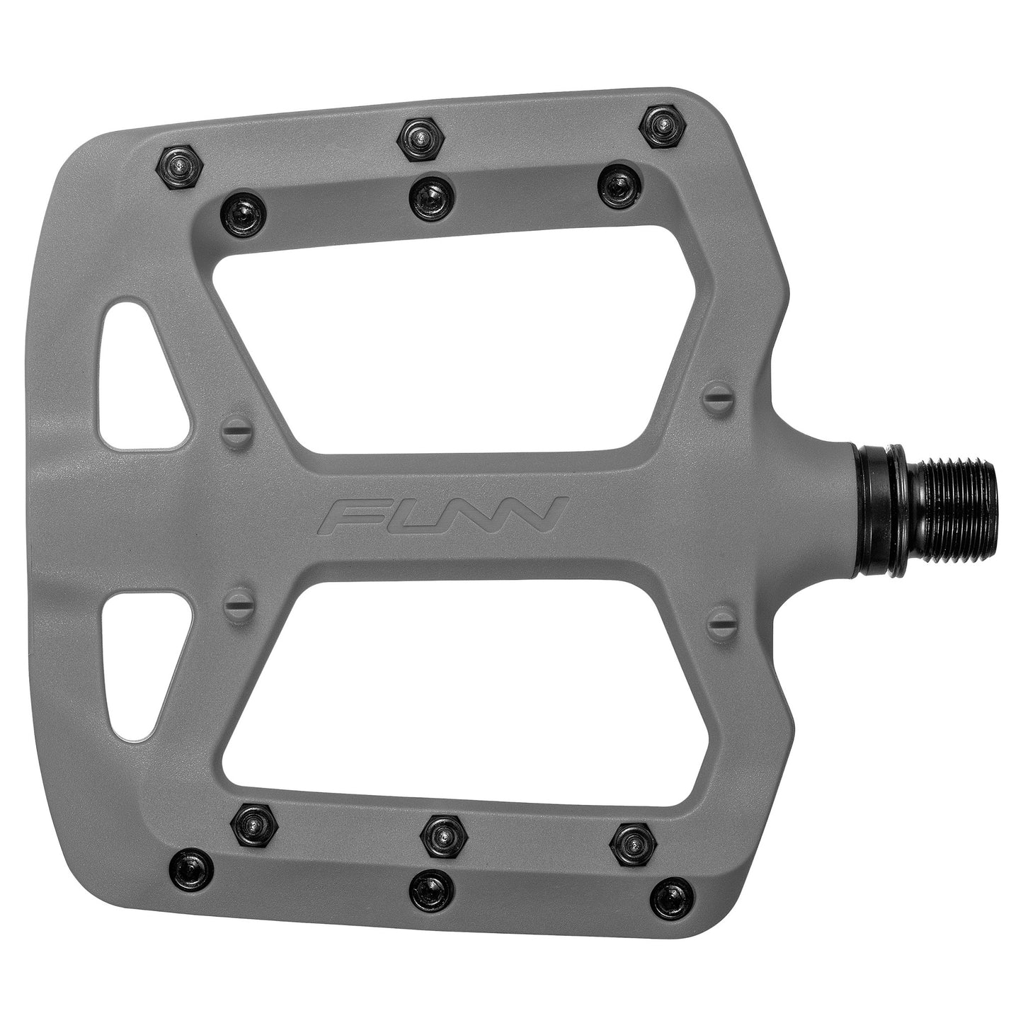 FUNN Taipan Flat Composite Pedals - Standard - Grey - Image 1