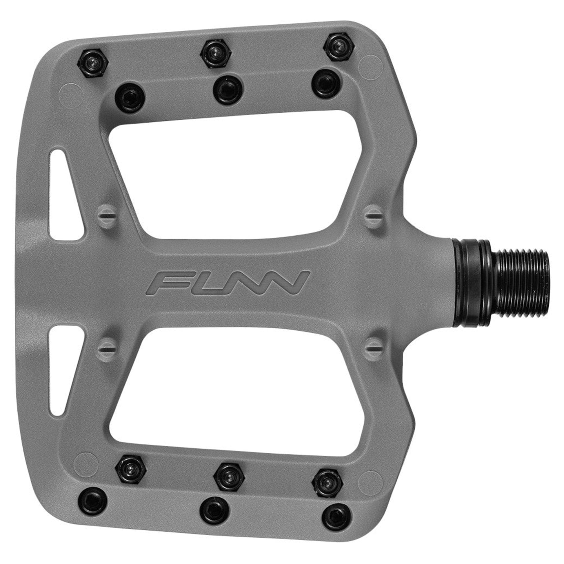 FUNN Taipan S Junior Flat Composite Pedals - S - Grey - Image 1