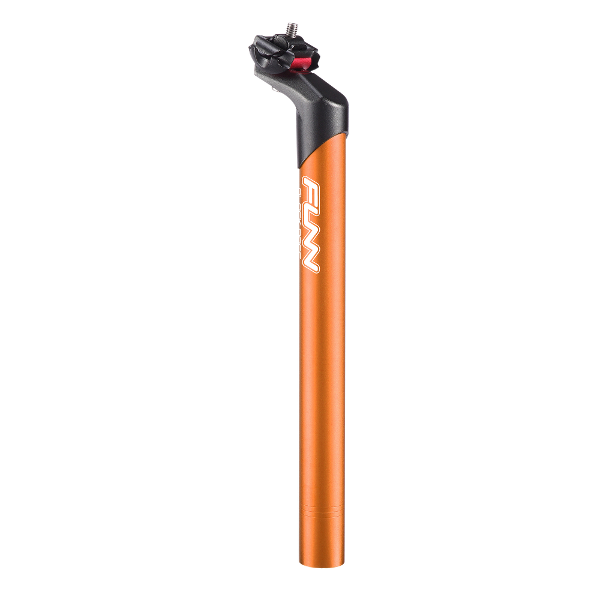 FUNN Block Pass Seat Post - 31.6mm - Orange - 350mm Length - Image 1