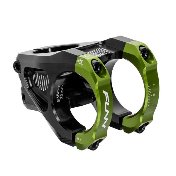 FUNN Equalizer Stem - 1 1/8th Inch Steerer - 35mm - 50mm - 10 Degree - Green - Image 1