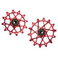 Garbaruk Rear Derailleur Pulleys - Pulley Set - SRAM 11-12 Speed - Red - 12T - 14T - Image 1